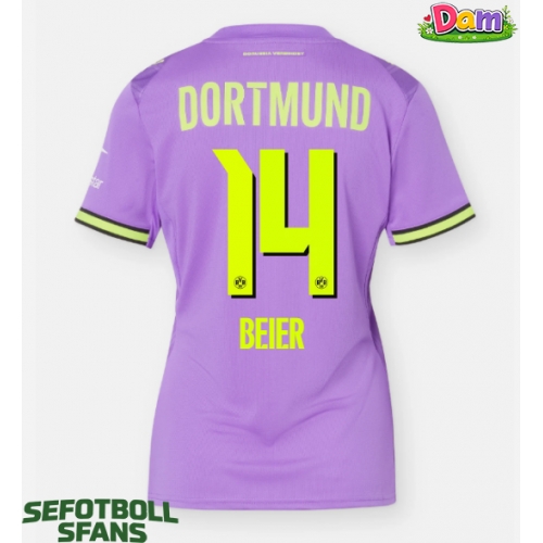 Borussia Dortmund Maximilian Beier #14 Tredje Tröja Kvinnor 2026-27 Kortärmad